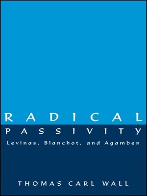 cover image of Radical Passivity